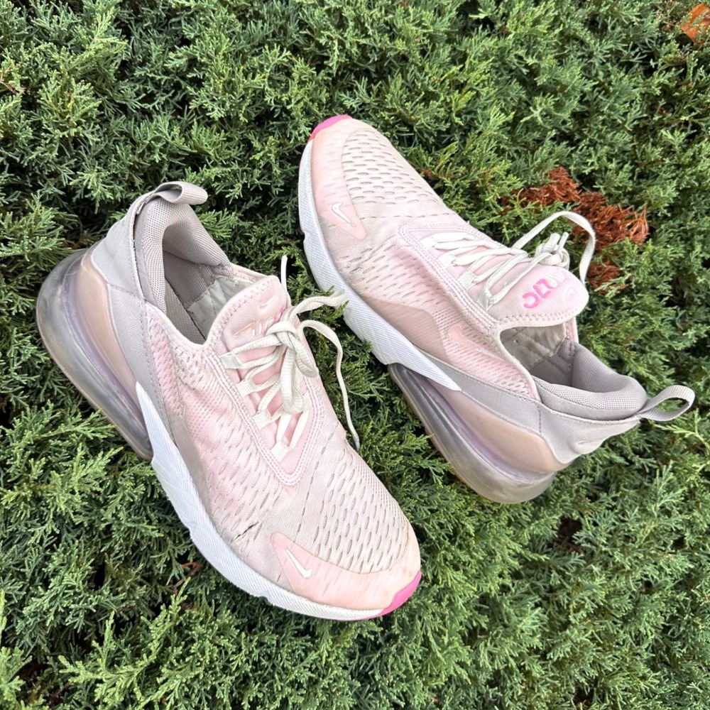 Nike Air Max 270 Athletic Shoes Big Kids Size 7Y Light Pink